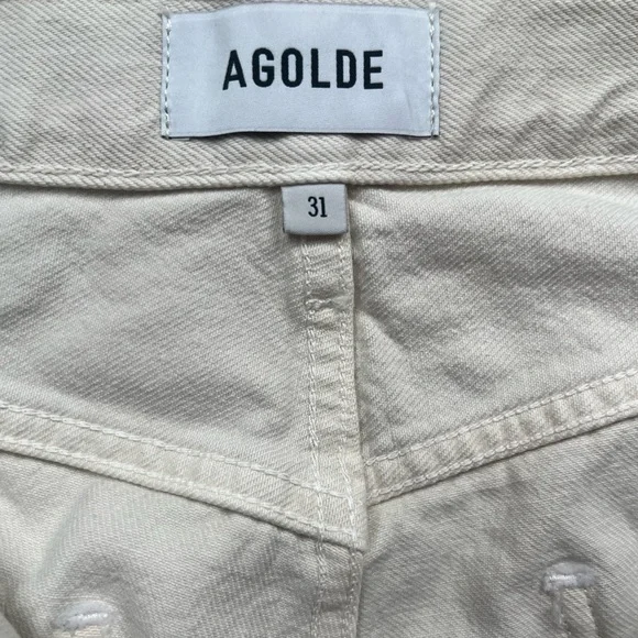 NWT Agolde Ren High Rise Wide LegSize 31Brown Rice 🍚😍